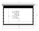 Kauber Red Label Tensioned BT Cinema 113" 16:9 141x250 дроп 50 см. Gray Pro